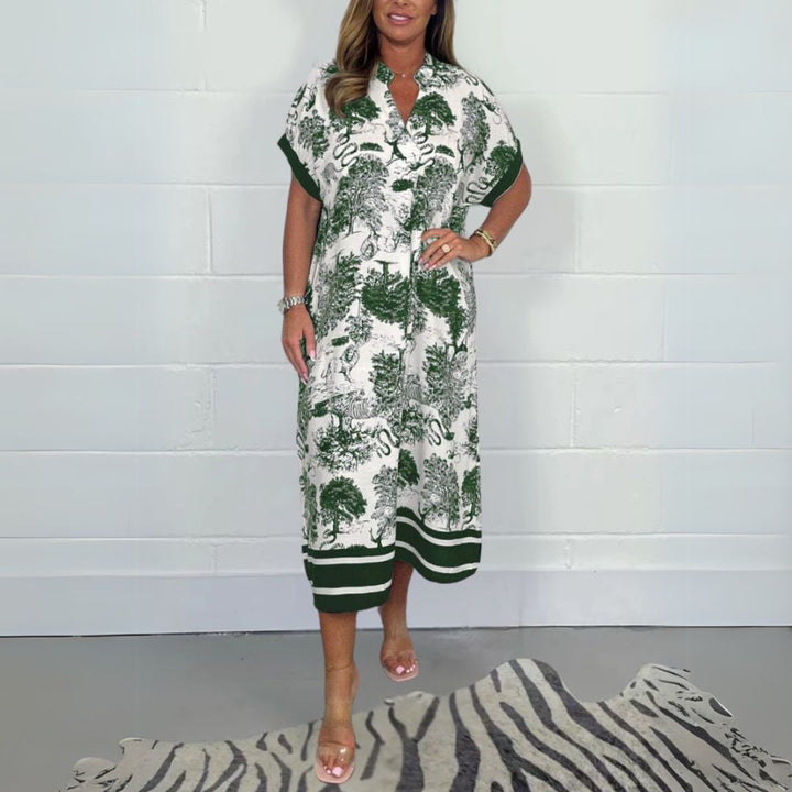Aurelia - Printed Chic Dress