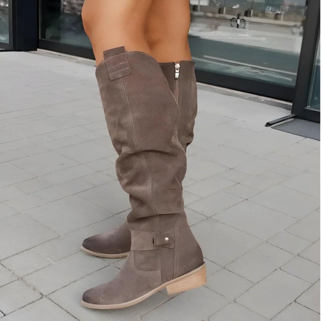 Madeleine Knee-High Suede Boots