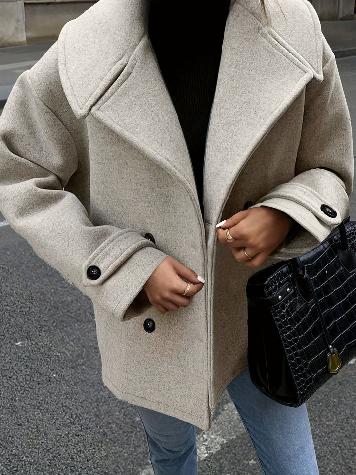 Emily™ | Stylish Double-Breasted Jacket with Button Details