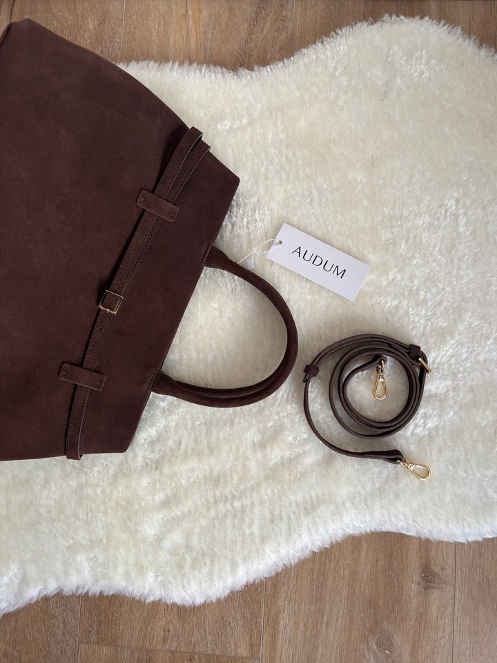 Rebecca | Luxe Suede Shoulder Bag