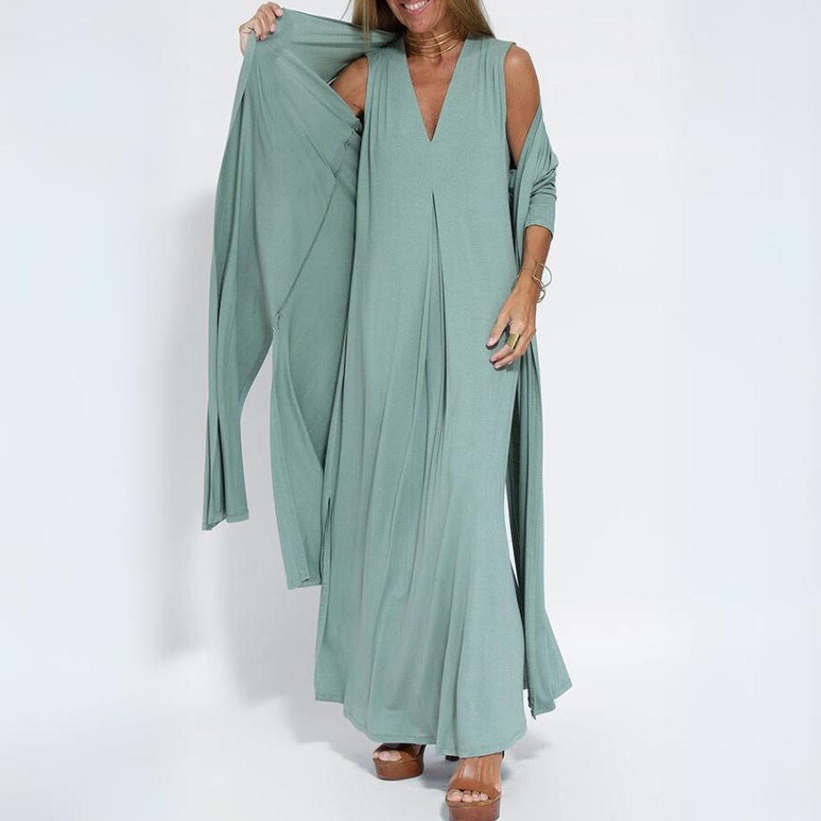 Sole | Elegant Summer Dress + Complimentary Cover-Up